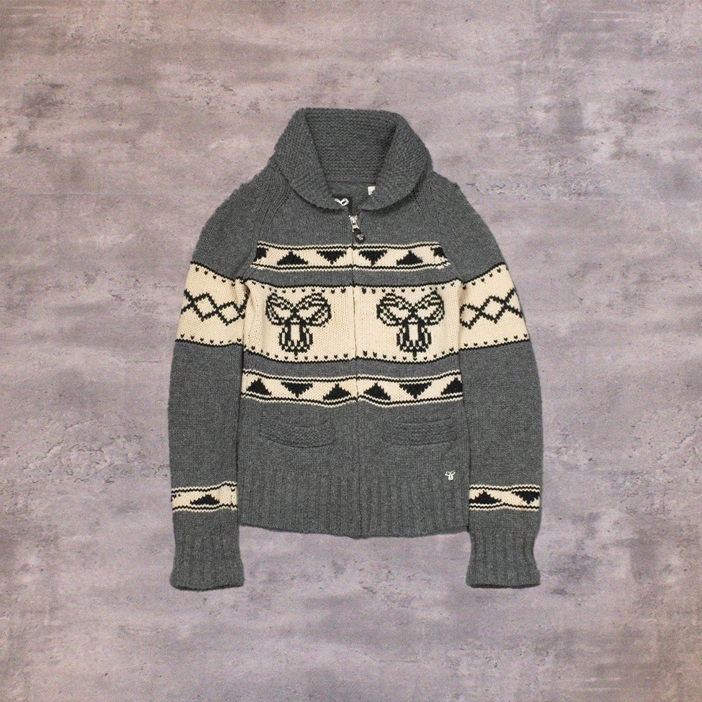 Vintage VTG Y2K 2000's 00's TNA Shawl Zip up Cawichan Cardigan